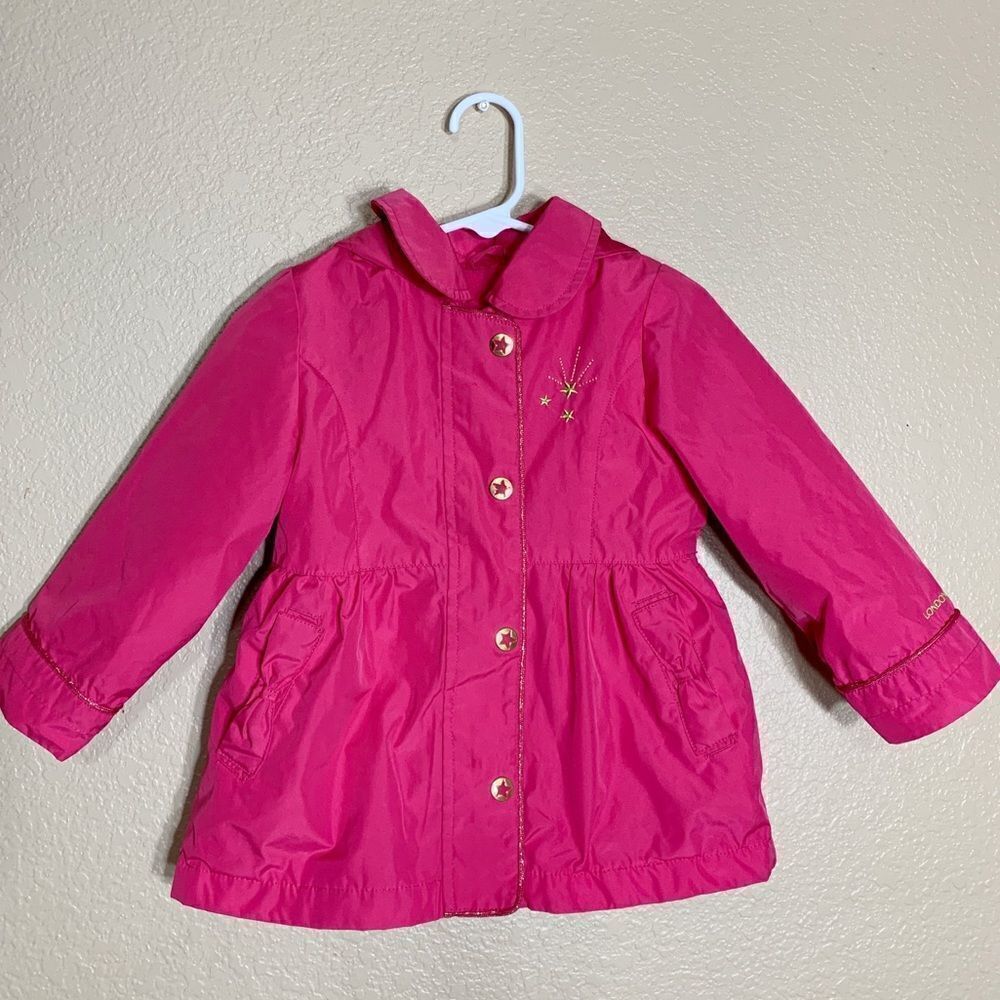 London Fog toddler girl pink jacket‎